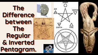 The Difference between The Regular & Inverted Pentagram.