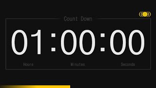 1-hour alarm timer (countdown) basic 1080p