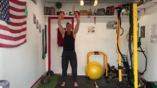 Brian Push Press w/ slow eccentric