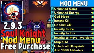 Soul Knight Mod Apk Update 2 9 3 Mod Menu Free Purchase Youtube<script async src=