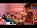 The mother was seriously ill - the efforts and thoughtful, care of Thuy's son were of utmost help.