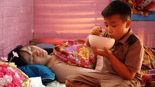 The mother was seriously ill - the efforts and thoughtful,  care of Thuy's son were of utmost help.