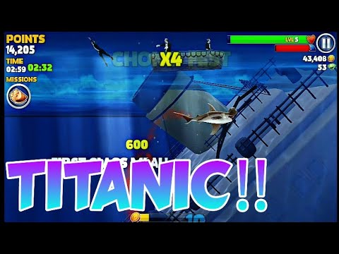 ⛴️ Exploring The Titanic!!! | Hungry Shark Evolution Android Gameplay