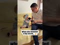 When you found the perfect baby guest… 😳 Funny baby moments #baby #dad #funny #funnybaby #parenting