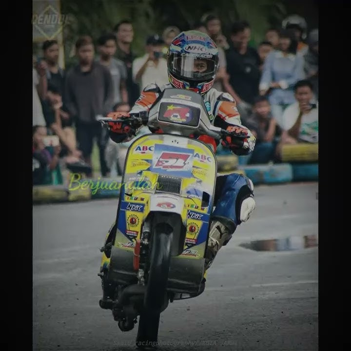 Story wa road race vespa || kata kata 'berjuang ketika dirimu di bawa'