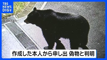 【宮城・女川町の公式X投稿】クマ画像「生成AIの偽物」 作成者本人から申し出｜TBS NEWS DIG