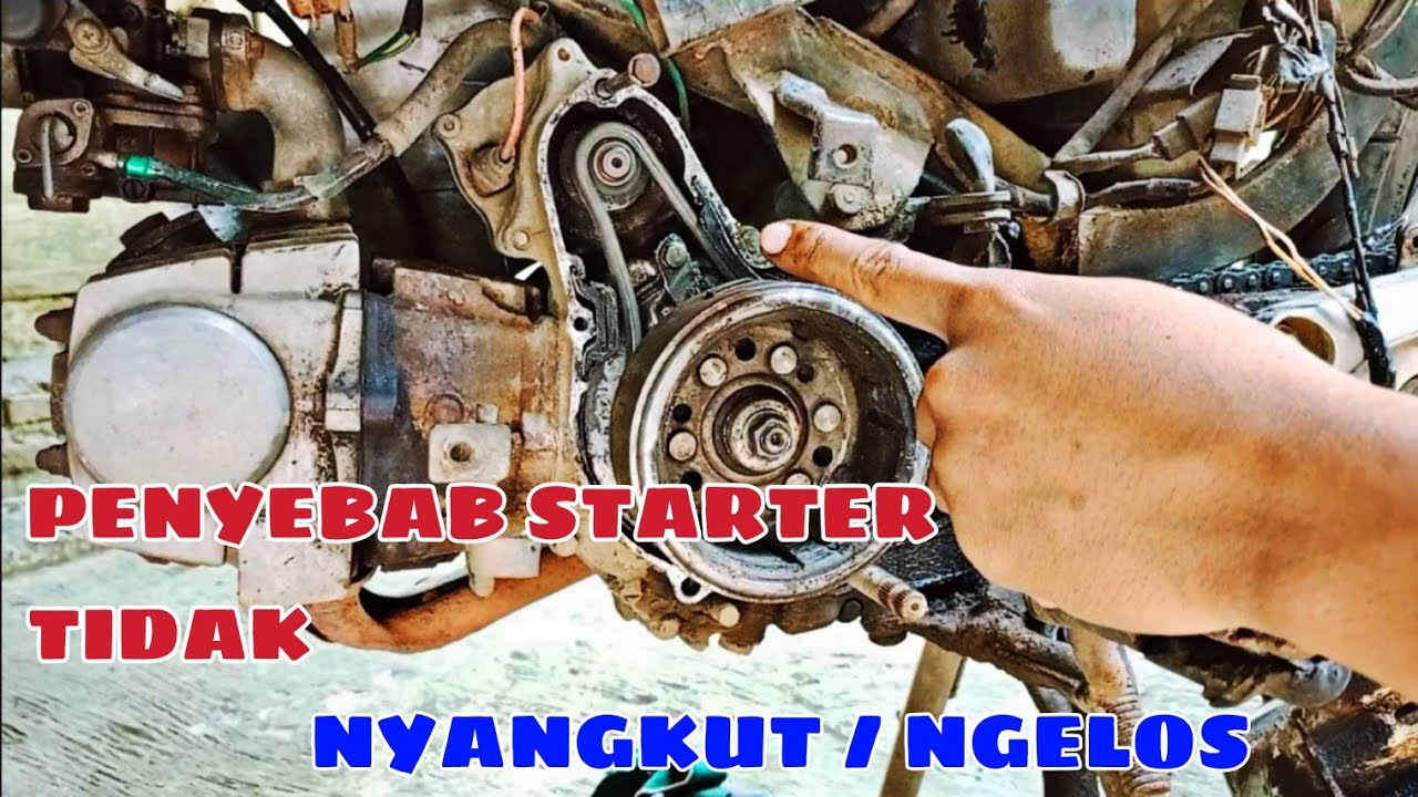 cara mengatasi starter Supra tidak nyantol atau ngelos