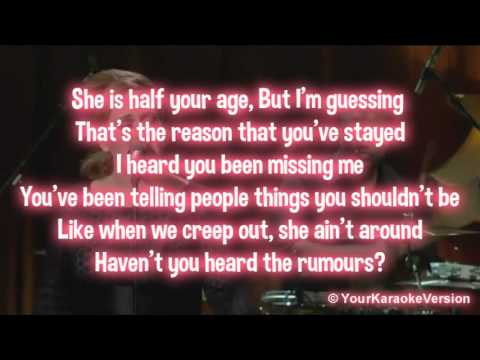 Adele Rumour Has It Karaoke Instrumental With Lyrics Youtube