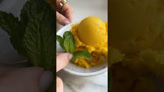 1Ingredient Mango Sorbet