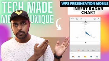 How to insert radar chart in wps presentation mobile | insert radar chart in wps presentation mobile