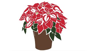 Poinsettia Tribal Art