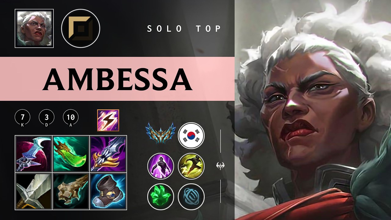 Ambessa Top vs Gwen - KR Challenger Patch 26.04