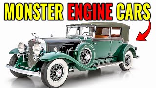 20 Classic Cars with the Largest Engines in History