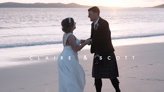 Claire and Scott Wedding Highlights Talla Na Mara Isle of Harris 2021