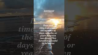 DATEDIF