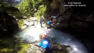 Routeburn Canyoning, New Zealand, full day trip