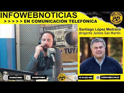 Santiago López Medrano 04/10/23 - Entrevista de Adrián Cordara en Infowebnoticias RADIO