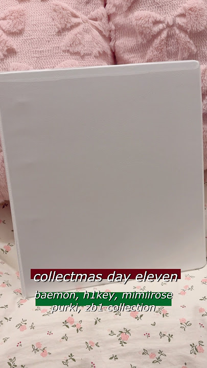 ⋆.𐙚 ̊day eleven of collectmas ❄️🪽✨ #kpop #babymonster #zb1 #h1key #mimiirose #purplekiss