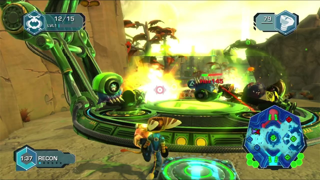 Ratchet and Clank FFA Full Frontal Assault Qforce Gameplay Online 214