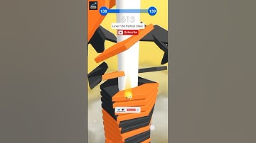 Stack Ball 🔥 Level 138 Perfect Clear in One Go 😱 | Insane Speed Run! #gaming #stackball #games