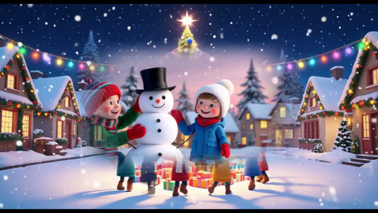 ❄️ Santa Claus & Kids in a Magical Winter Village | Magical Winter Story for Kids 🎄