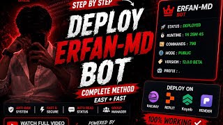 100% FREE WhatsApp Bot Hosting | No Coding | Link Device & Start #chatbotdeploy #whatsappbot #bot screenshot 3