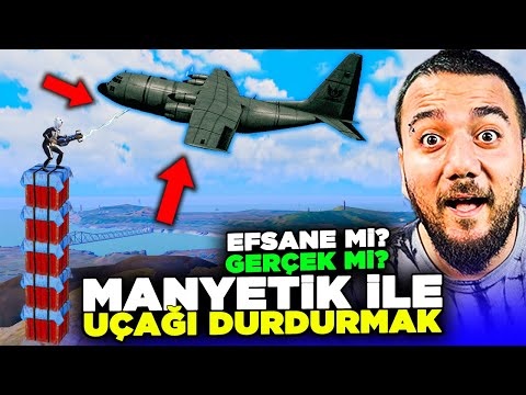 MANYETİK İLE UÇAĞI DURDURMAK MÜMKÜN MÜ? PUBG Mobile Efsane Mi Gerçek Mi