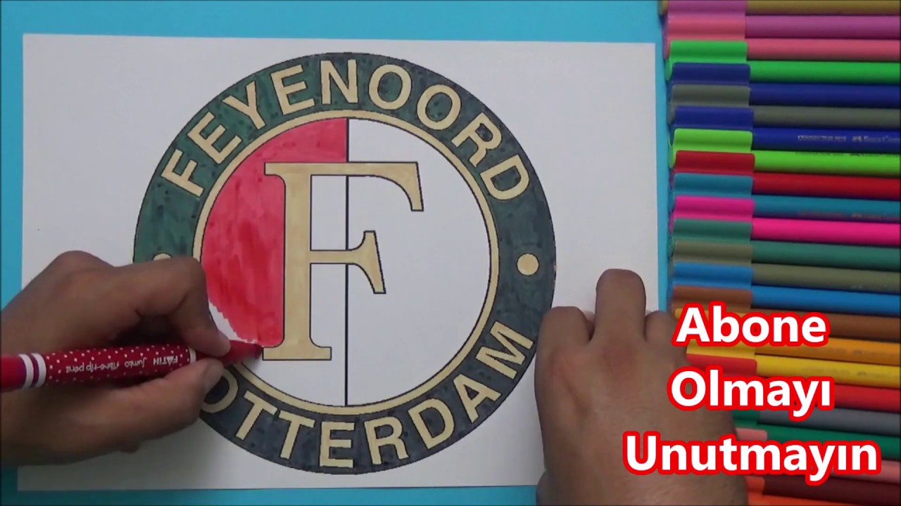 Download Feyenoord Rotterdam Logo Boyama - YouTube