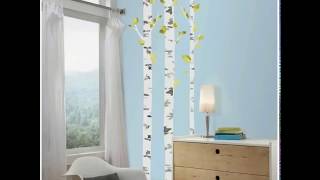 Birch Trees Wallpaper For Walls and Stick Giant Wall Decals
