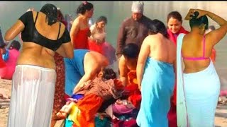 सुल्तानगंज घाट गंगा स्नान Sultanganj Ganga snan Bhagalpur Bihar