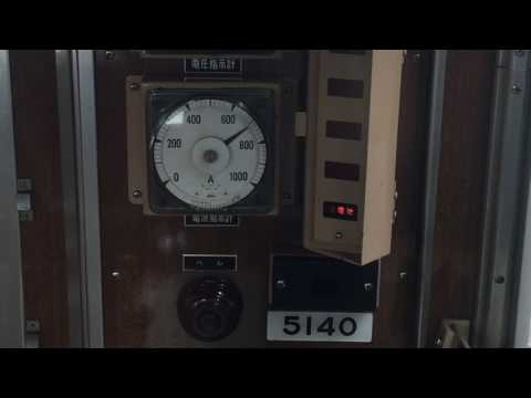 阪急5100系4M4T編成の電流計