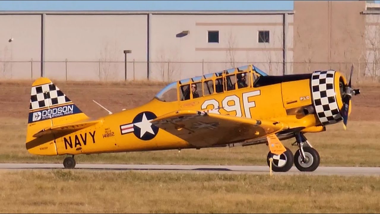 North American SNJ-6 Texan | Taxi & Takeoff | New Century