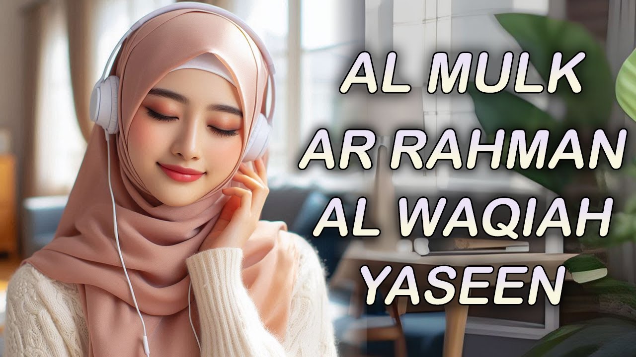 Melodious Quran Recitation for Sleep Surah Al Mulk Al Waqiah Ar Rahman Yasin Calms the Heart & Mind