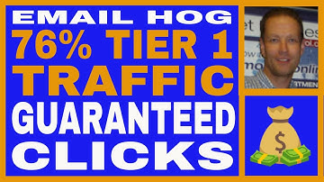 Email Hog SAFELIST Mailer Review - 76% TIER 1 Traffic & GUARANTEED CLICKS - Free To Join!!!