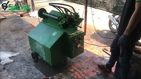 Máy Duỗi Cắt Tự Động NC22 (Điện 220v, 1 Pha) - Duỗi Sắt Xây Dựng