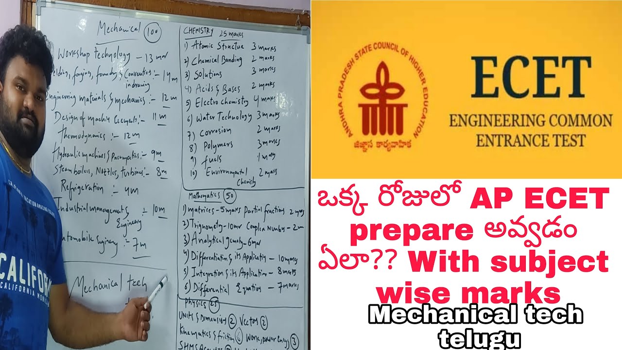 How To Crack AP Ecet Easily In Telugu YouTube