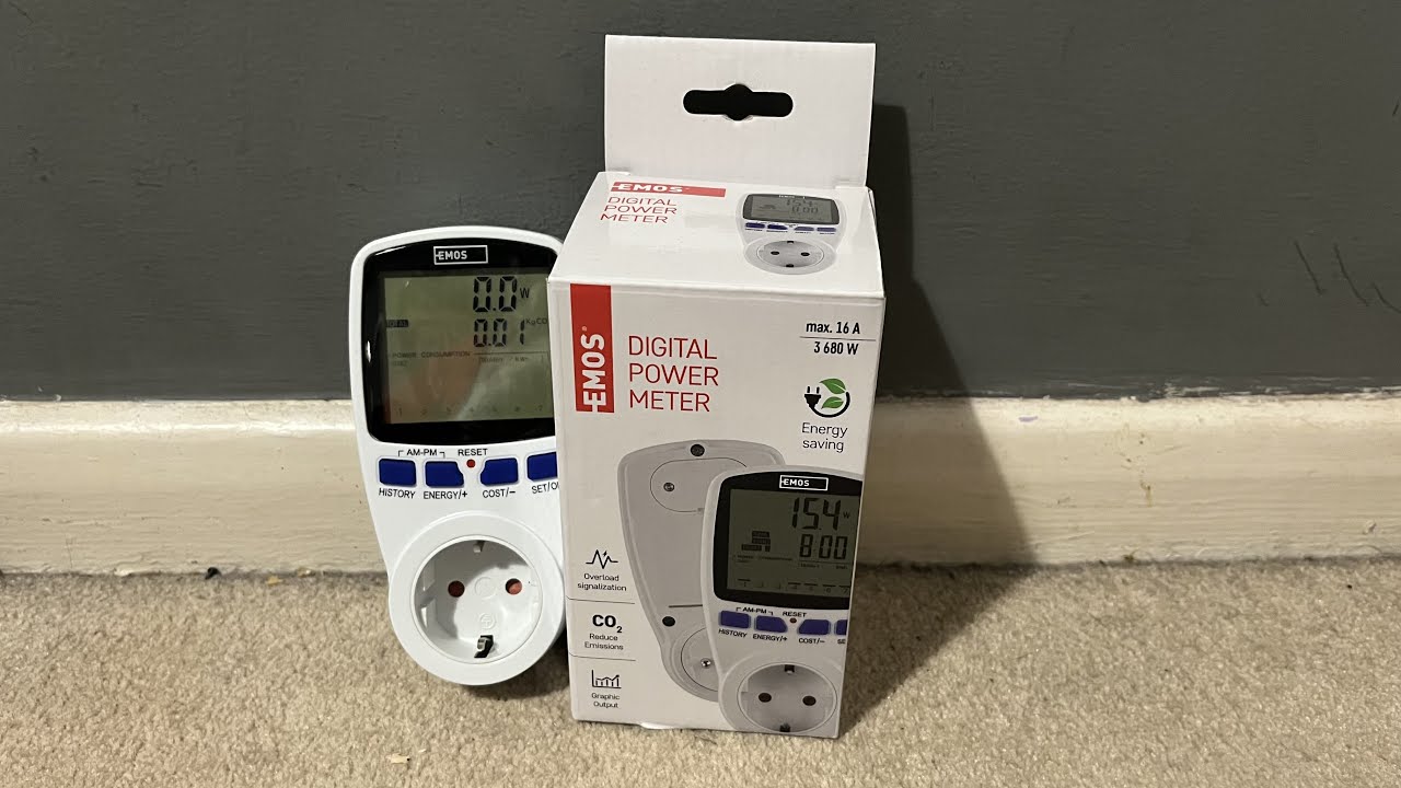 Emos 16A Digital Power Meter from Germany