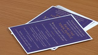 Wisconsin Rapids shine in purple for Domestic Violence Awareness Month