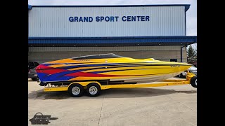 2006 Advantage Boats 28 Victory, midcabin open bow boat with 496 HO engine - 425hp, on our dyno