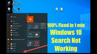 Fix: Windows Search Bar Not Working | Can't Type In Windows 10 | Search And Start Menu Type Resolve