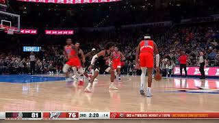 Jaylin Williams | Rolling to Basket | OKC Thunder 2023-24