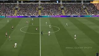 Brentford vs Fulham efootball pes21 gameplay | English Premier League 2026 |