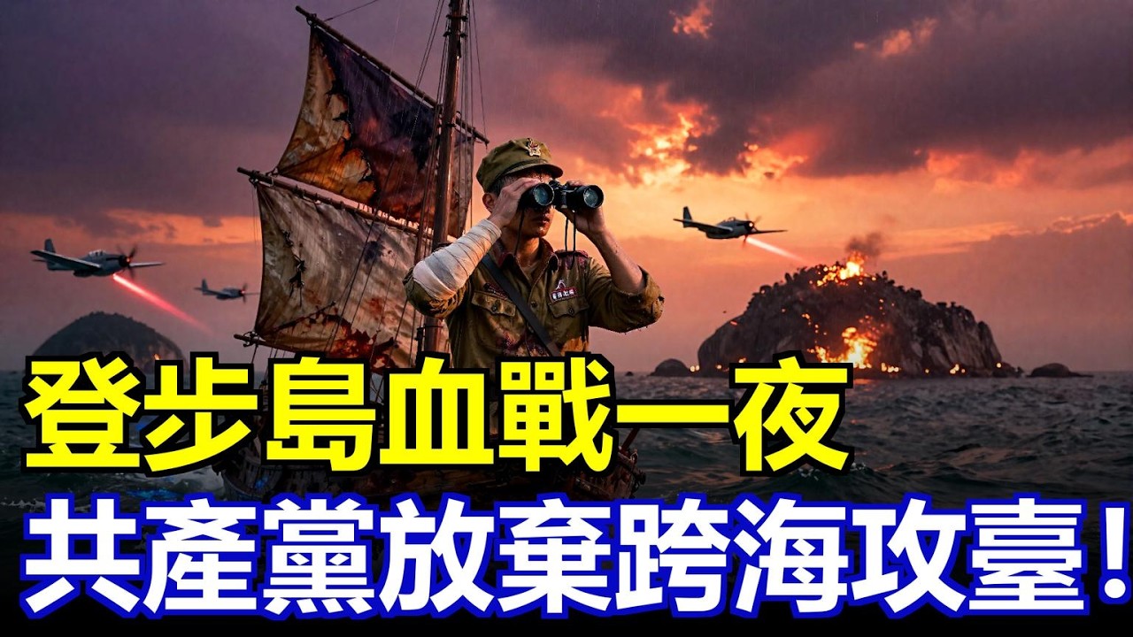 1949年登步島戰役後，解放軍放棄跨海攻台！一場被低估的跨海血戰，千餘孤軍浴血苦戰兩晝夜，成為金門慘敗後扭轉戰略認知的關鍵一役#登步島戰役 #金門戰役 #胡煒 #解放戰爭