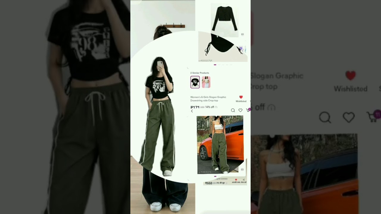 ⁣Try these korean outfits #asthetic #meesho #fahsion #trndy #outfit
