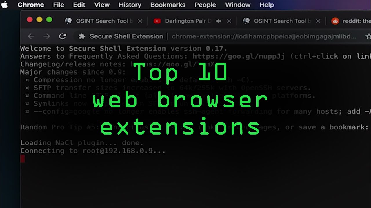 Top 10 Browser Extensions for Hackers & OSINT Researchers [Tutorial] - 