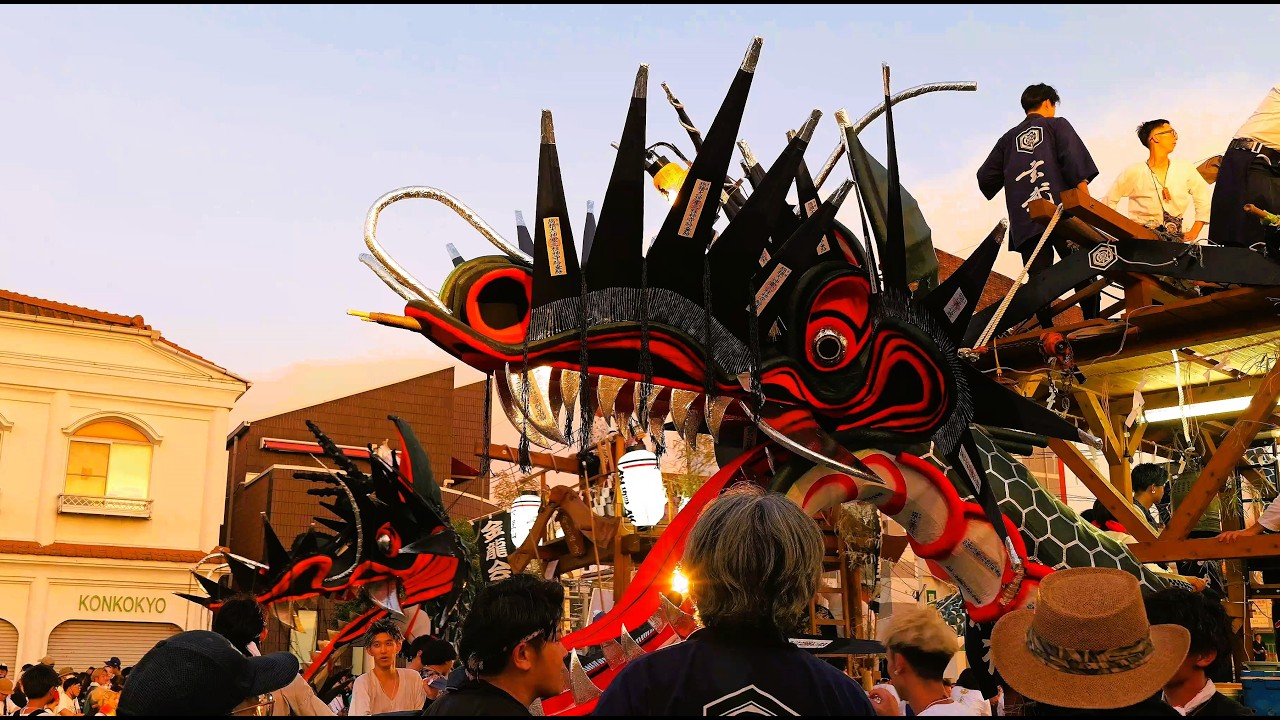 【4K】おおむた大蛇山まつり　最終日　「アピールタイム」。We want you to see our 