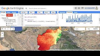 Estimation of Evapotranspiration Using different satellite imagery in #googleearthengine