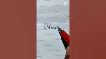 Shagun - name in natural english handwriting | calligraphy handwriting style practice | #shorts