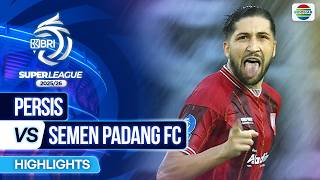 Persis VS Semen Padang FC - Highlights | BRI Super League 2025/26