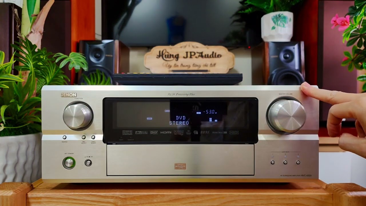 Trải nghiệm chất âm amply Denon AVC 4320 - YouTube